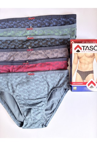 Мужские трусы слипы Taso 3643 из бамбука и хлопка